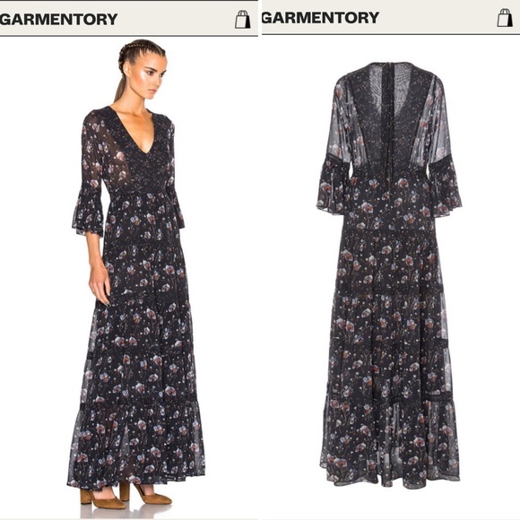 Ulla Johnson Aurora Georgette maxi dress - Picture 3 of 14